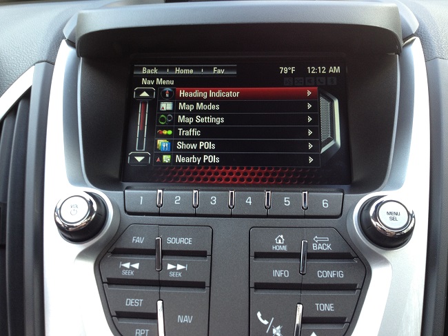 2012-2015 Chevy Equinox Factory Navigation System