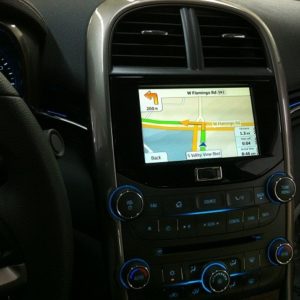 Chevy Malibu Navigation mylink screen