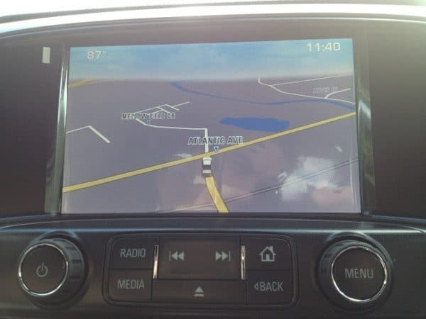 Chevrolet Factory Navigation display