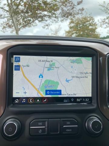 2019 Chevy Silverado MyLink GPS Navigation System screen