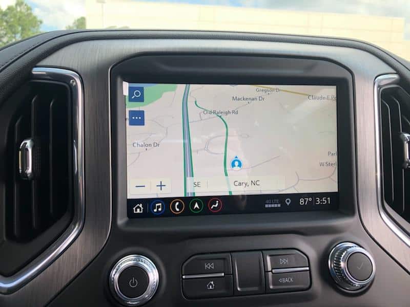 2019 GMC Sierra Full Face Map