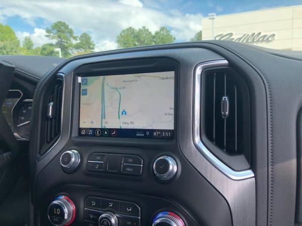 2019 GMC Sierra Right Angle Map