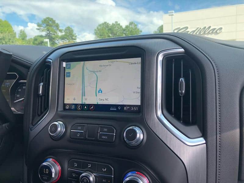 2019 GMC Sierra Right Angle Map