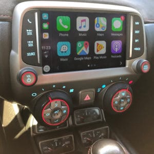 Chevy Camaro AutoPlay Interface On Screen