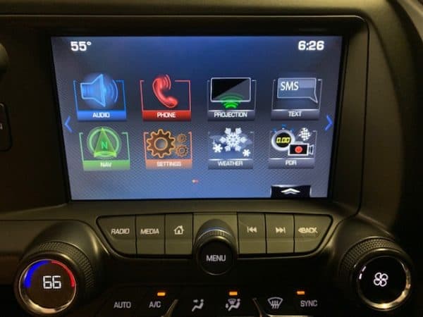 Chevy Corvette CarPlay and Android Auto Enabled Factory System