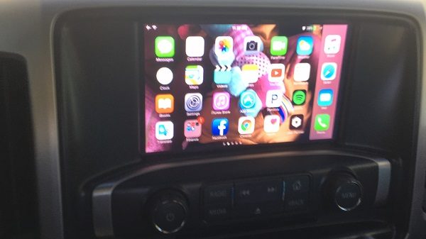 apple car navigation screen