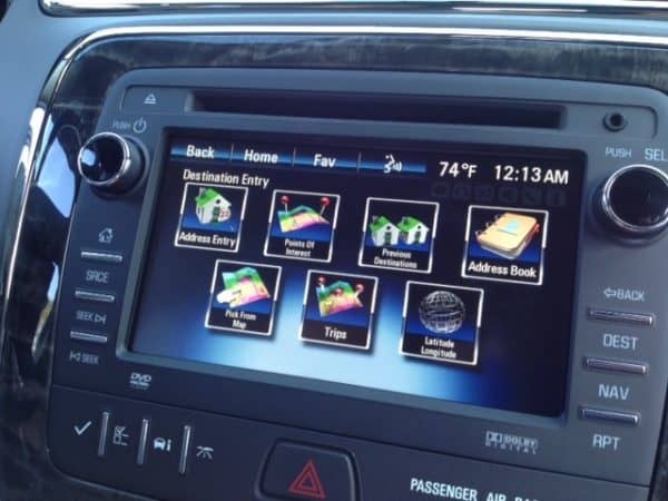 acadia latest myfi navigation system