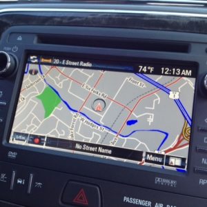 acadia myfi navigation screen