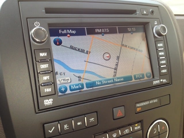 buick enclave screen oem gps navigation system