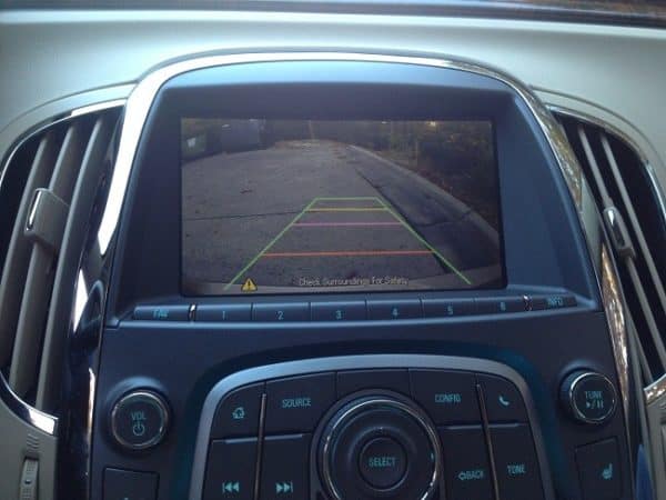 buick lacrosse camera screen outside