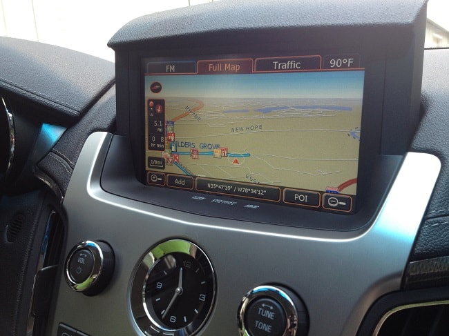 2008-2014 Cadillac CTS Info-Gps-Tv Screen 
