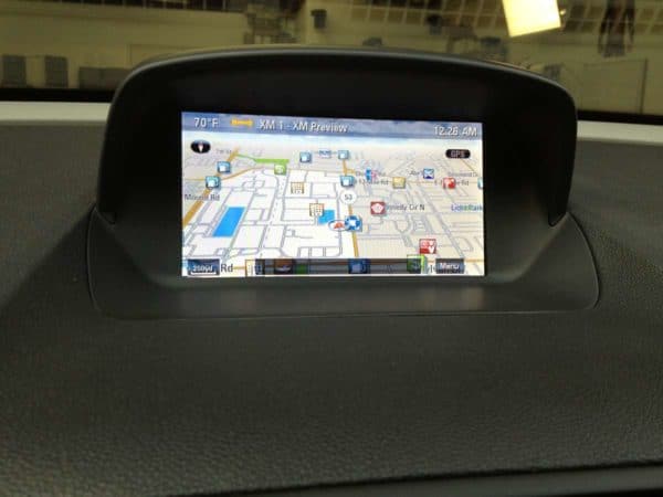 buick encore map display