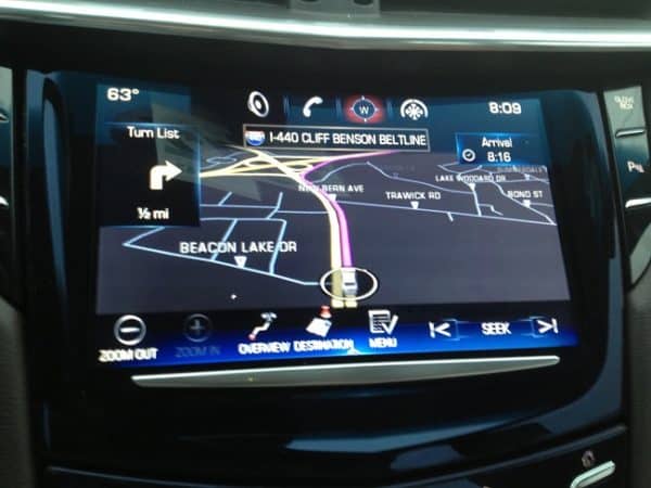 Cadillac CUE Factory Navigation System