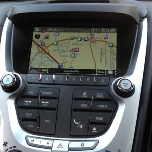 GMC Terrain Map display