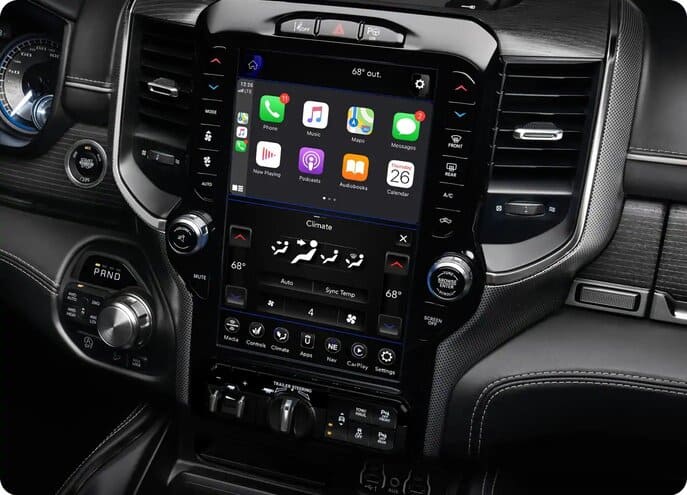 Korea Hick spredning About Dodge Ram 12 inch Screen: The Largest-In-Class Touchscreen
