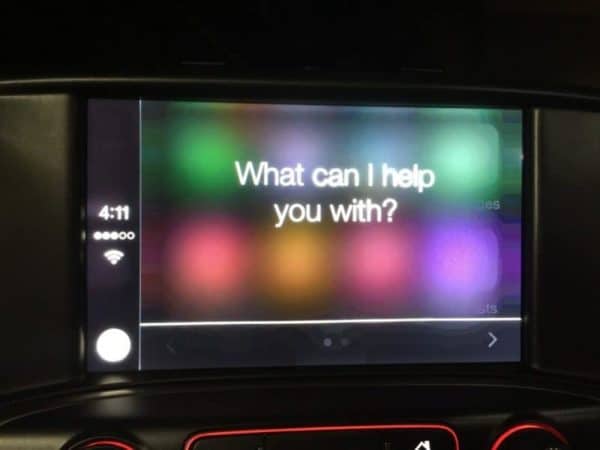 Apple CarPlay GMC infotainment system