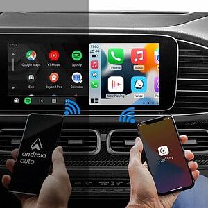 Wireless carplay and android auto adapter screen sample