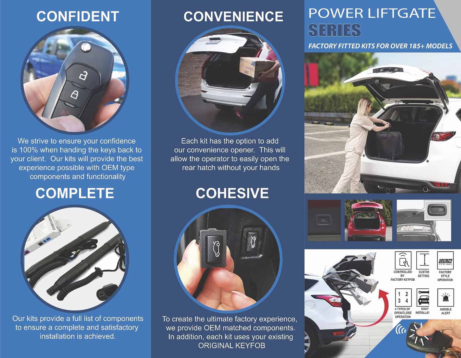 Easy to Insatall Power Liftgate Kit MVI INC Exclusive