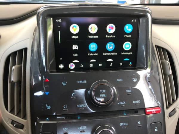 Chevy volt Android Auto screen