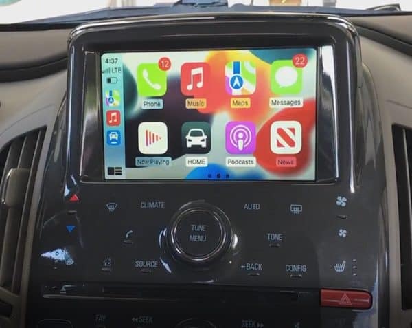 Chevy Volt Carplay Screen Display