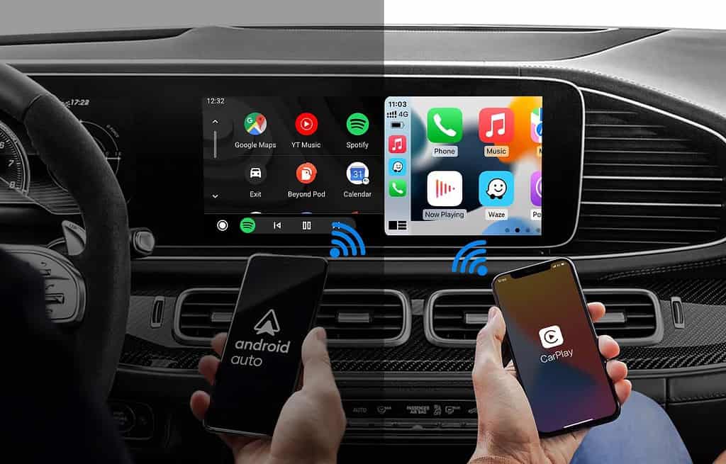 Wireless Apple Carplay Adapter and Wireless Android Auto Adapter