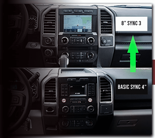 4" ford sync to 8" sync 3