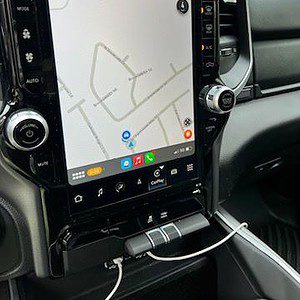 2022 ram 12 inch screen showing nav