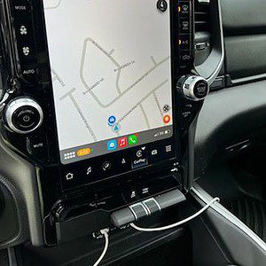 2022 ram 12 inch screen showing nav