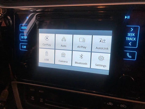 toyota carplay menu