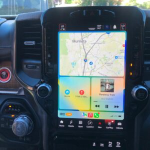 RAM 12 inch Uconnect 5 Screen with Map and 2 split cards