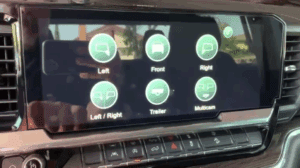 2024 Silverado screen when camera options